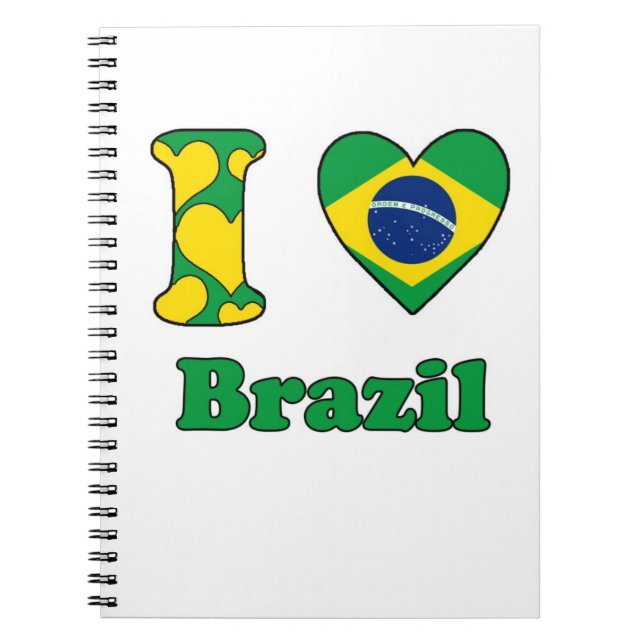 Ich liebe Brasilien Notizblock (Vorderseite)