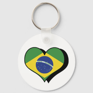 Ich liebe Brasilien Schlüsselanhänger
