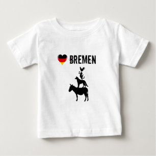 Ich Liebe Bremen mit dem Four Musicians Baby T - S T-shirt