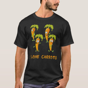Ich Liebe Broccoli mit Giraffe Funny Broccoli t sh T-Shirt