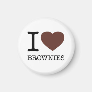 ICH LIEBE BROWNIES MAGNET