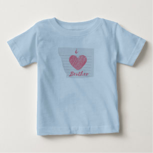 ich liebe Bruder Baby T-shirt