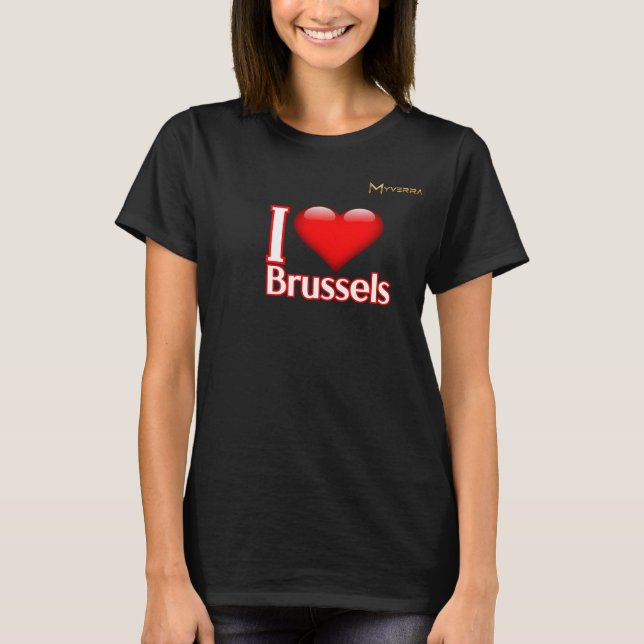 Ich liebe Brüssel T-Shirt (Vorderseite)