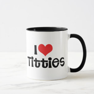 Ich liebe Brüste Tasse