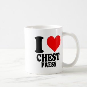 Ich liebe Brustpressen  Kaffeetasse