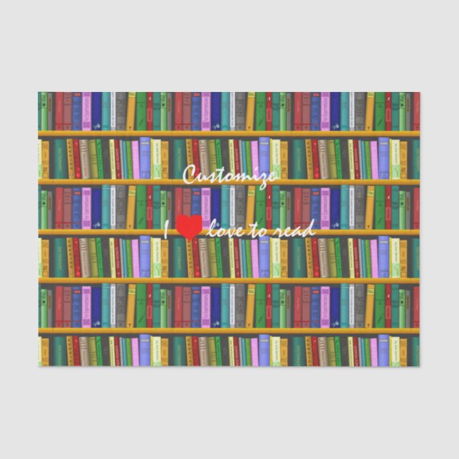 Ich Liebe, Bücher Thunder_Cove lesen Seidenpapier (Vorderseite)