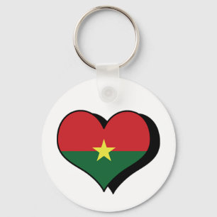 Ich liebe Burkina Faso Schlüsselanhänger