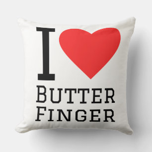 Ich liebe Butterfinger Kissen