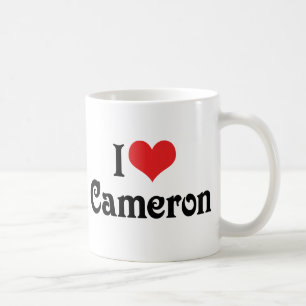 Ich liebe Cameron Kaffeetasse