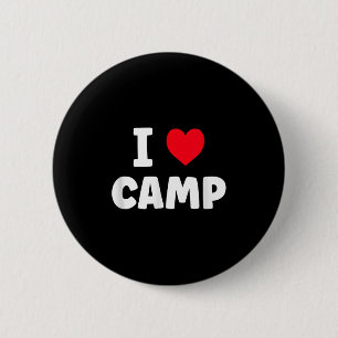 Ich liebe Camp Sommer Camp Glamping  Button