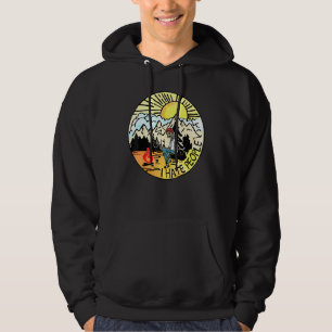 Ich Liebe Camping ich hasste Menschen draußen Vint Hoodie