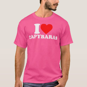 Ich liebe Capybaras Capybara T-Shirt