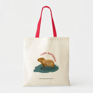 Ich liebe Capybaras Tragetasche