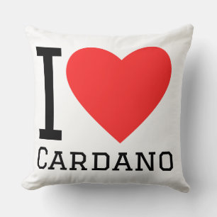 Ich liebe Cardano Kissen
