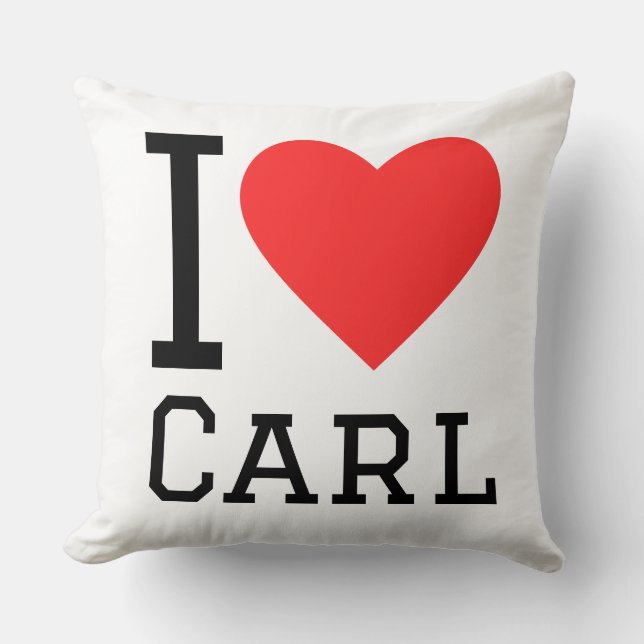 Ich liebe Carl Kissen (Vorderseite)