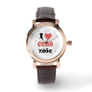 Ich Liebe Cenozoic lustiges Zitat für Wissenschaft Armbanduhr