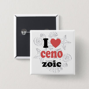 Ich Liebe Cenozoic lustiges Zitat für Wissenschaft Button