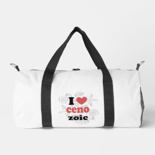 Ich Liebe Cenozoic lustiges Zitat für Wissenschaft Duffle Bag