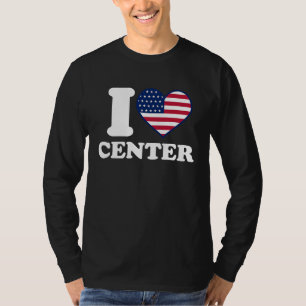 Ich liebe Center ich herze Center T-Shirt