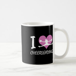 Ich liebe Cheerleading Süßes Cheerleading-Geschenk Kaffeetasse