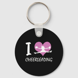 Ich liebe Cheerleading Süßes Cheerleading-Geschenk Schlüsselanhänger