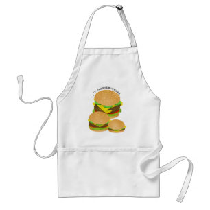 Ich liebe Cheeseburger Schürze