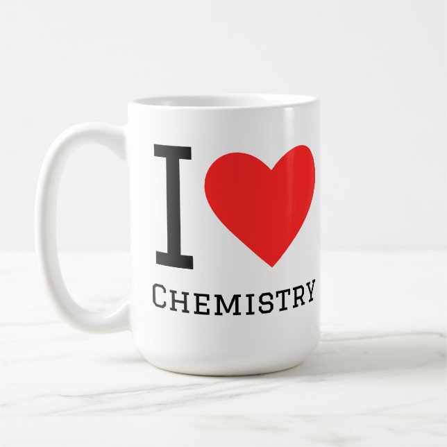 Ich liebe Chemie Kaffeetasse (Links)