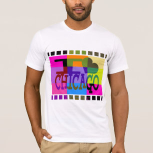 Ich liebe Chicago - Pop-Art T-Shirt