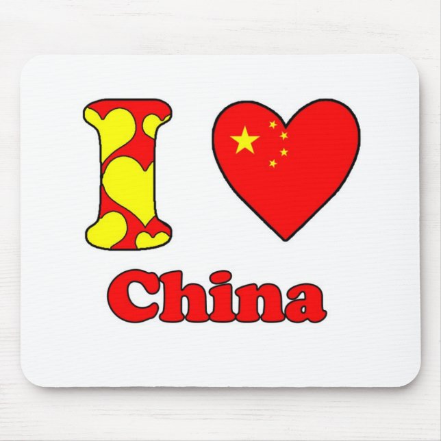 Ich liebe China Mousepad (Vorne)