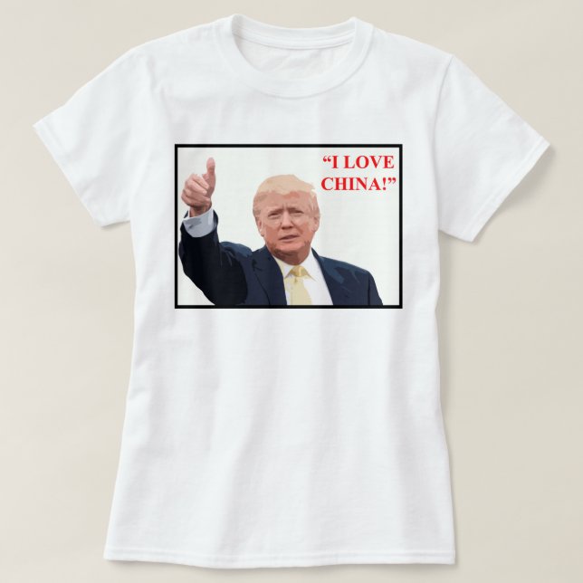 "Ich Liebe CHINA! " T-Shirt (Design vorne)
