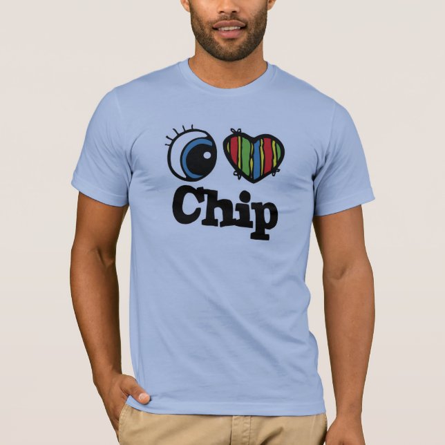 Ich liebe Chip T-Shirt (Vorderseite)