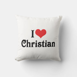 Ich liebe Christian Kissen