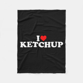 Ich liebe Chup - Herz Fleecedecke