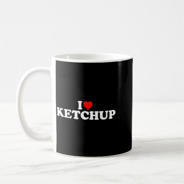 Ich liebe Chup - Herz Kaffeetasse (Links)