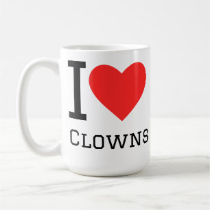 Ich liebe Clowns Kaffeetasse