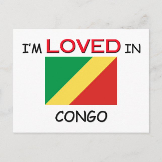 Ich liebe CONGO Postkarte (Vorderseite)