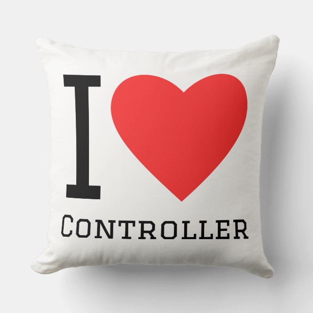 Ich liebe Controller Kissen (Vorderseite)