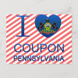 Ich liebe Coupon, PA Postkarte