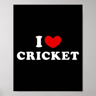 Ich liebe Cricket Poster