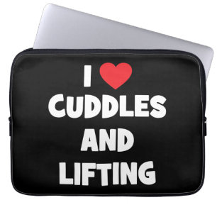 Ich Liebe Cuddles und Heftgewichte - Funny Novelle Laptopschutzhülle
