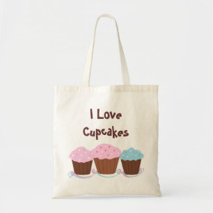 Ich liebe Cupcakes Tragetasche