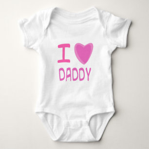 Ich liebe Daddy Baby Strampler