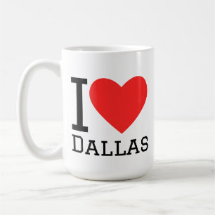Ich liebe Dallas Kaffeetasse