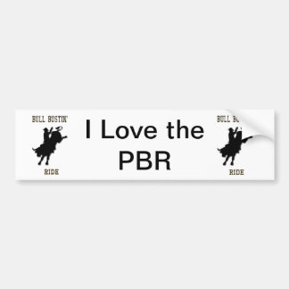 "Ich Liebe das PBR" Western-Rodeo-Autoaufkleber Autoaufkleber