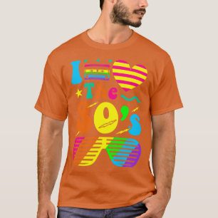 Ich Liebe, dass der 80er Vintag nostalgisches Gesc T-Shirt