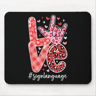 Ich Liebe, dass du die Sprache als Valentinstag si Mousepad