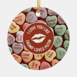 ICH LIEBE, DASS DU... KERAMIK ORNAMENT