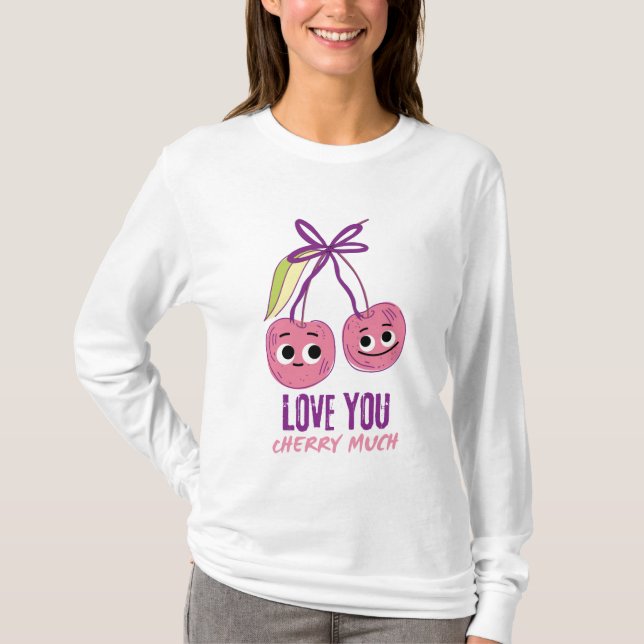 ICH LIEBE, DASS DU VIEL ÜBERPRÜFST T-Shirt (Vorderseite)