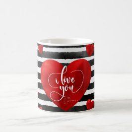 Ich Liebe, dass Sie Herzen Kaffeetasse