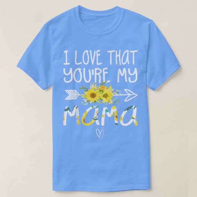 Ich Liebe, dass Sie meine Mama Oma Geschenke Mütte T-Shirt (Design vorne)